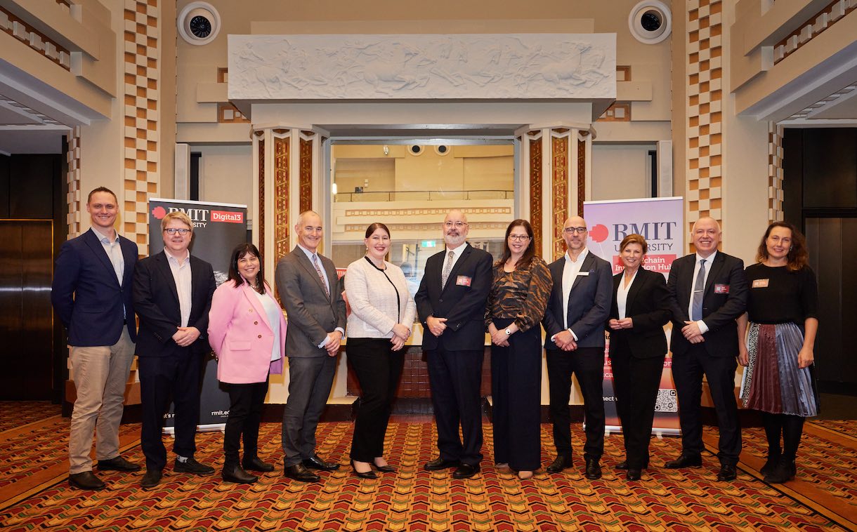 presenters of the d3 launch standing in the capitol theatre