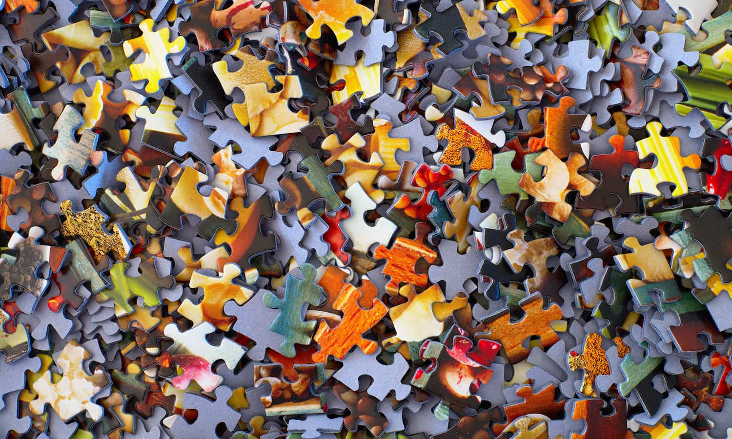 Jigsaw puzzle pieces