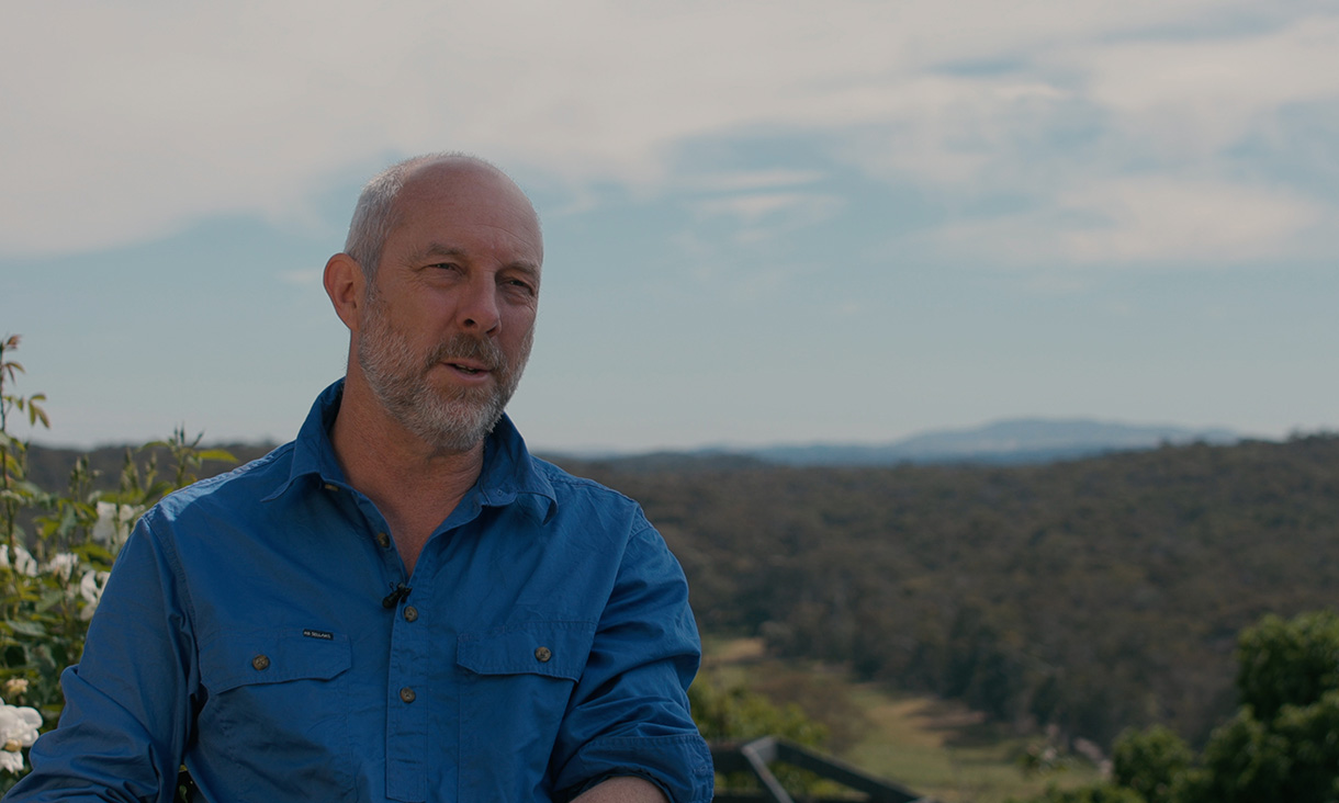 Porcupine Ridge resident Michael Thorne. Credit: Peter Clarke, RMIT University